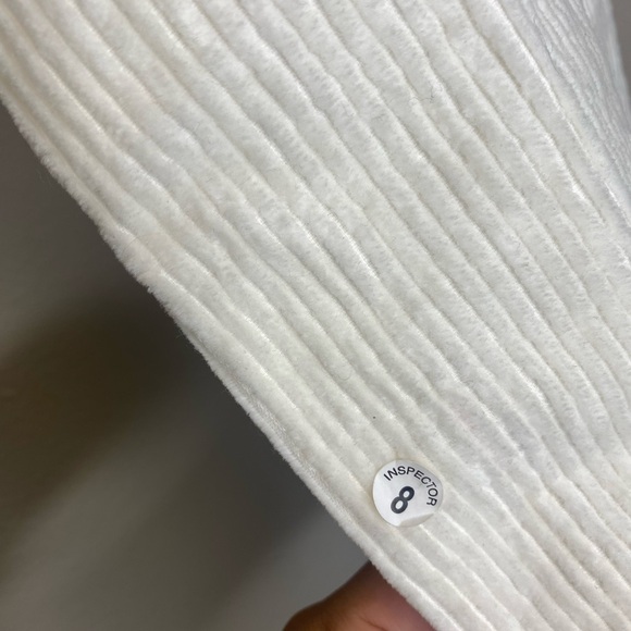 NEW L’Agence Oriana Cotton High Rise Straight Leg / Vintage White / Size 25 - Picture 8 of 10